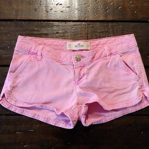 Pink Hollister shorts